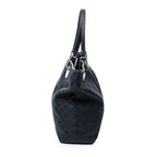 Shoulder Bag Eclipse Tall Tote Black Monogrammed Canvas