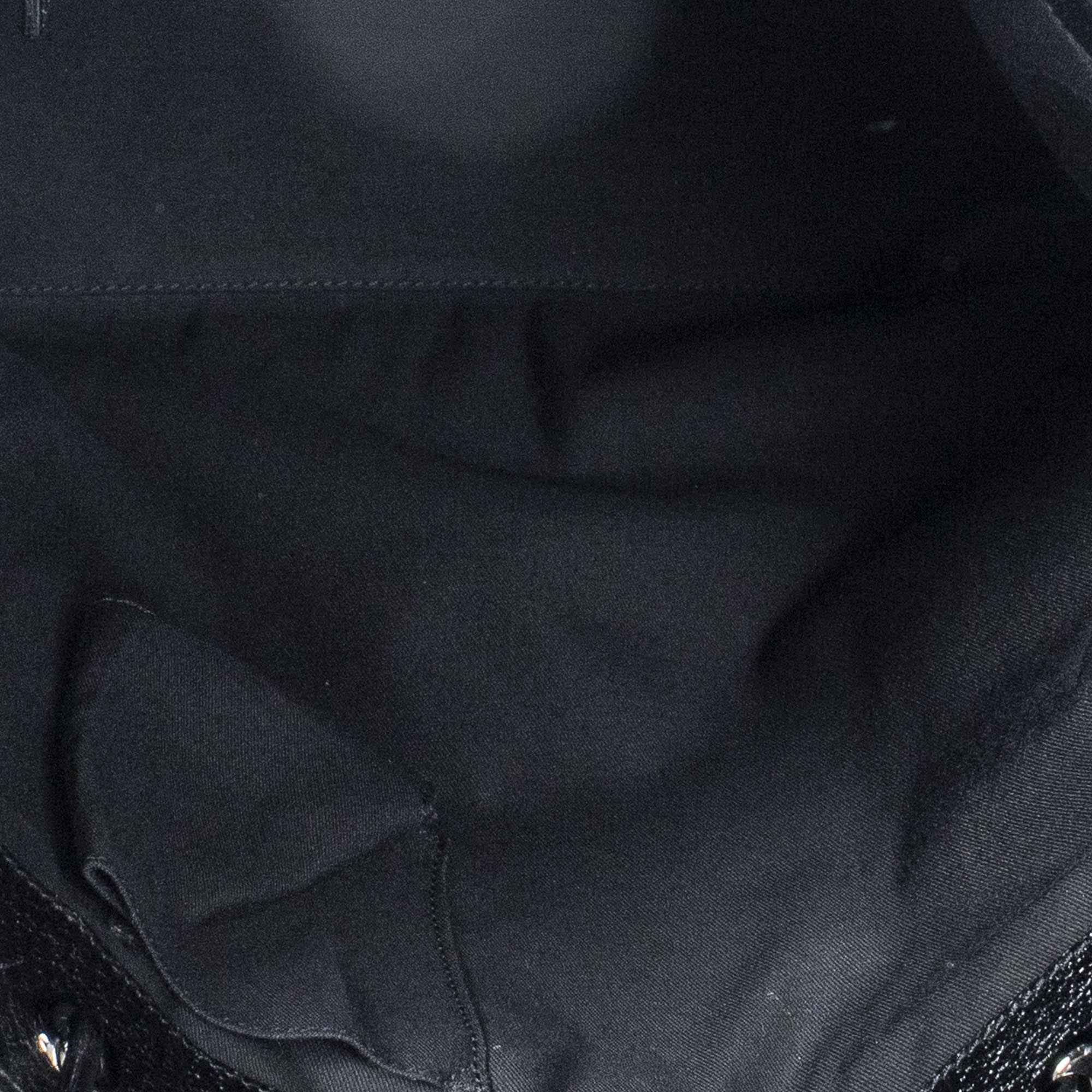 Shoulder Bag Eclipse Tall Tote Black Monogrammed Canvas