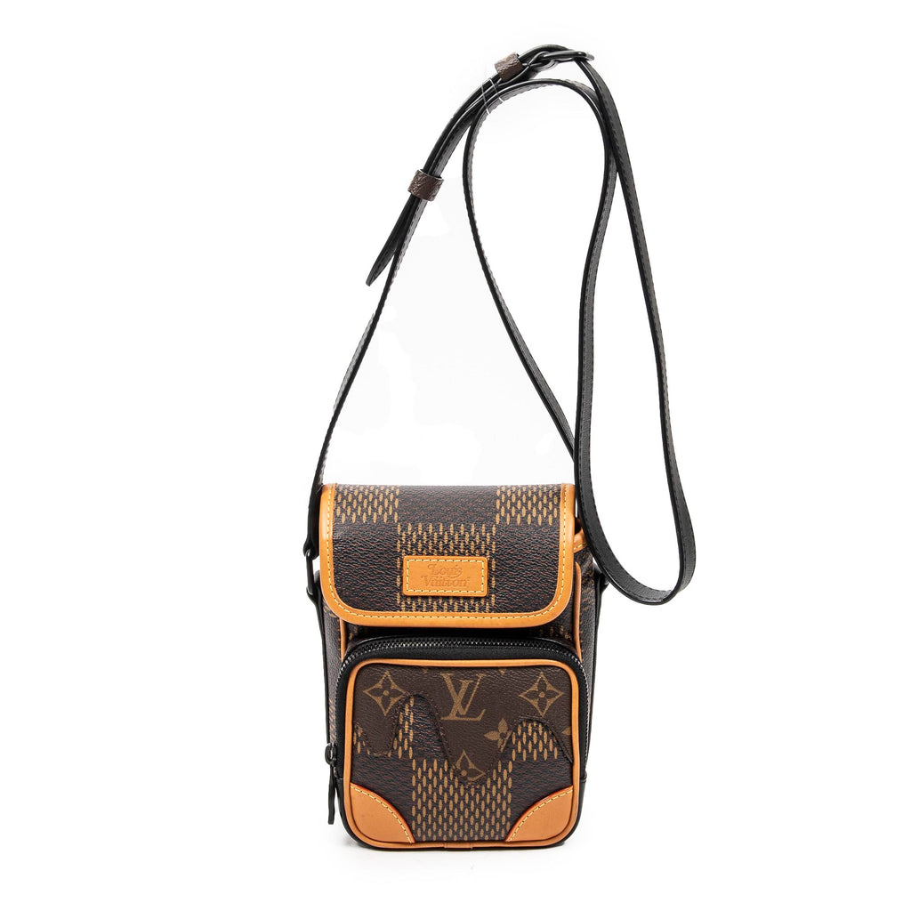 Shoulder Bag Ltd. Ed. Virgil Abloh Nigo Amazone Messenger Brown Damier Ebene Giant