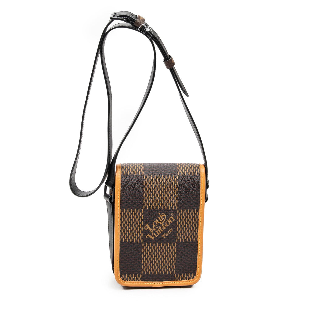 Shoulder Bag Ltd. Ed. Virgil Abloh Nigo Amazone Messenger Brown Damier Ebene Giant