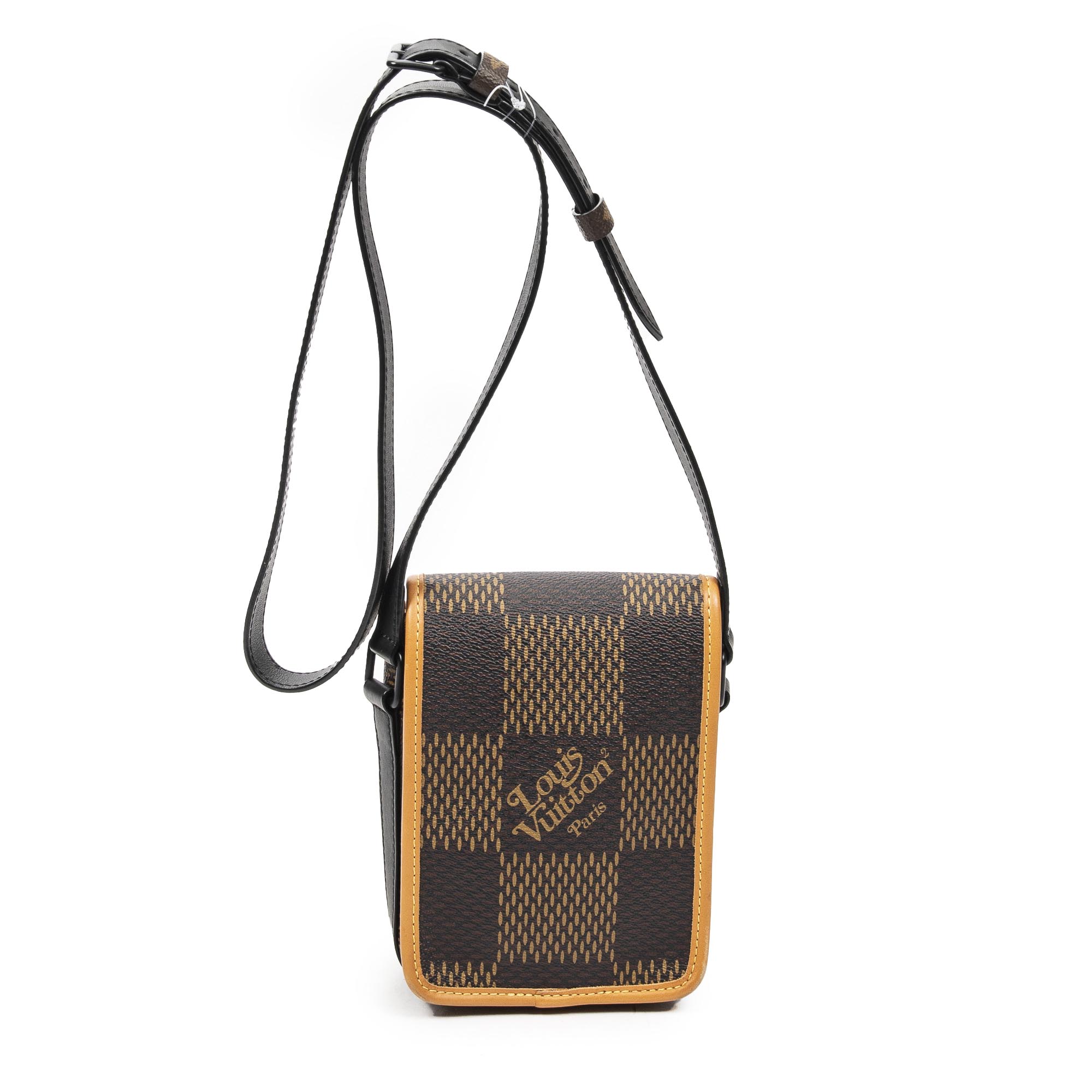 Shoulder Bag Ltd. Ed. Virgil Abloh Nigo Amazone Messenger Brown Damier Ebene Giant