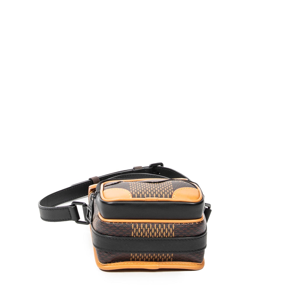 Shoulder Bag Ltd. Ed. Virgil Abloh Nigo Amazone Messenger Brown Damier Ebene Giant