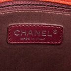 Shoulder Bag French Riviera Single Flap Orange Quilted Caviar Leather