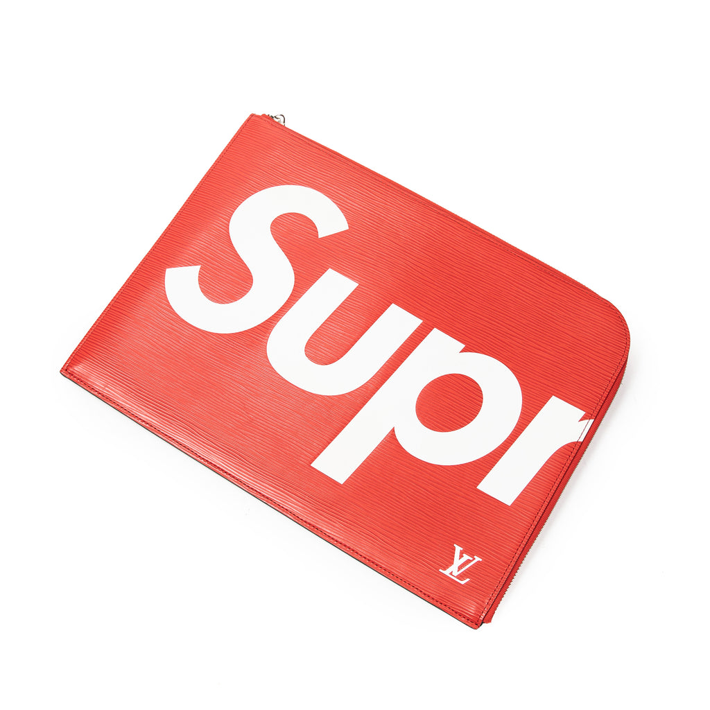 Handbag Ltd. Ed. Supreme 2017 Pochette Jour Red Supreme Epi