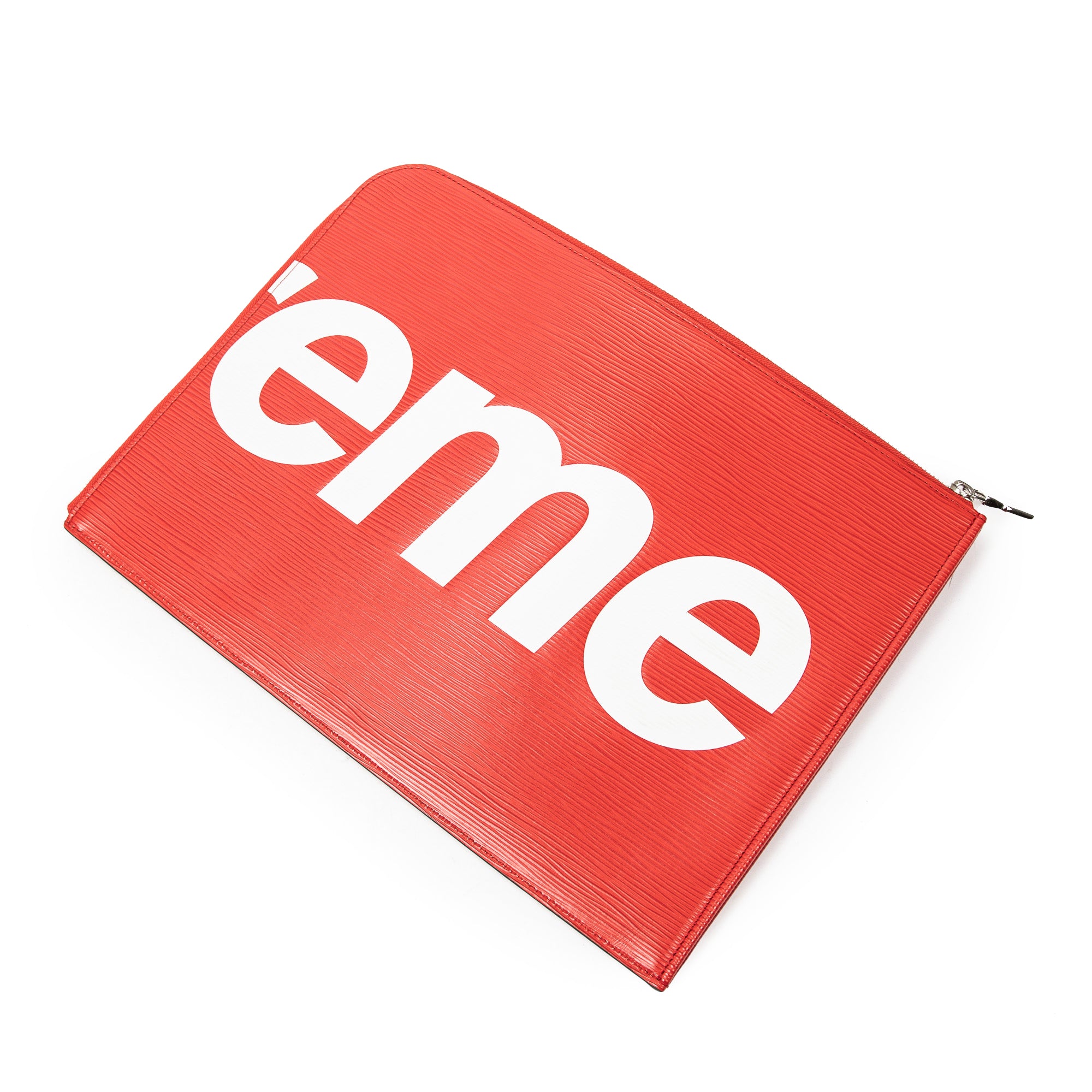 Handbag Ltd. Ed. Supreme 2017 Pochette Jour Red Supreme Epi