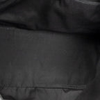 Shoulder Bag Large Flap Messenger Black Monogrammed Nylon Canvas