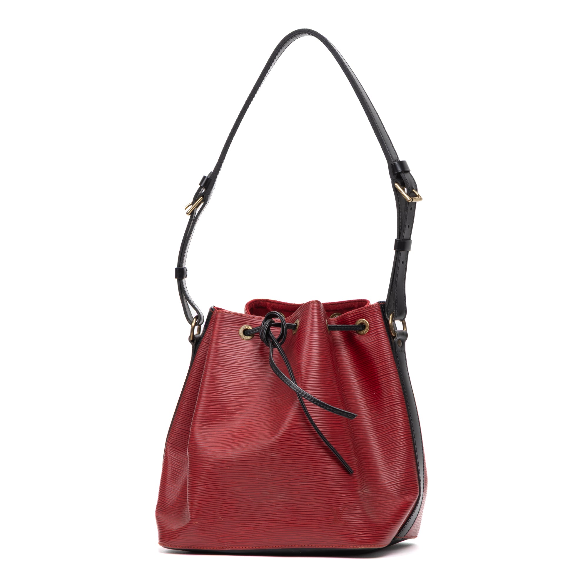 Shoulder Bag Noe Bicolor PM Red Epi