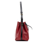Shoulder Bag Noe Bicolor PM Red Epi
