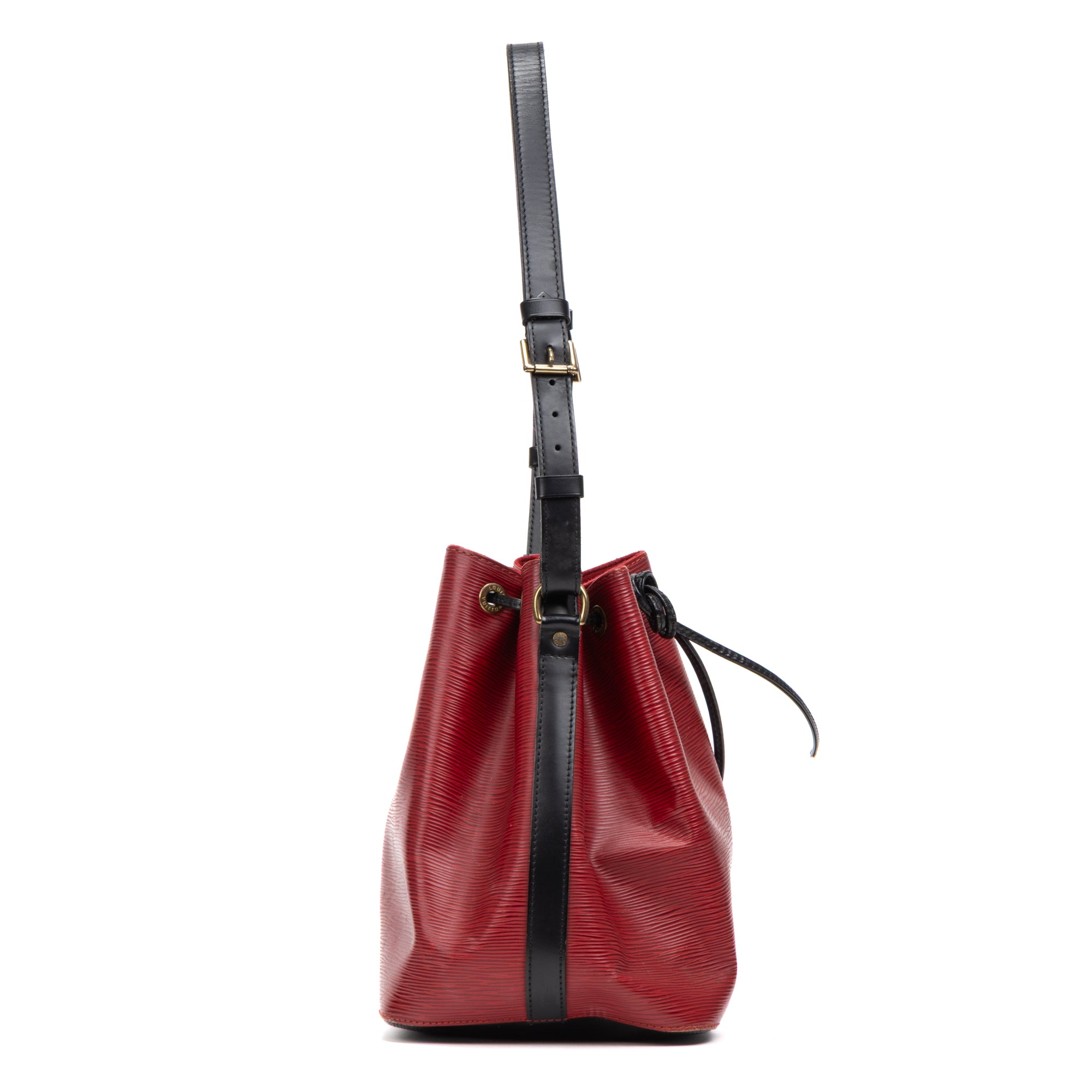 Shoulder Bag Noe Bicolor PM Red Epi