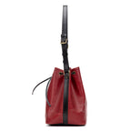 Shoulder Bag Noe Bicolor PM Red Epi