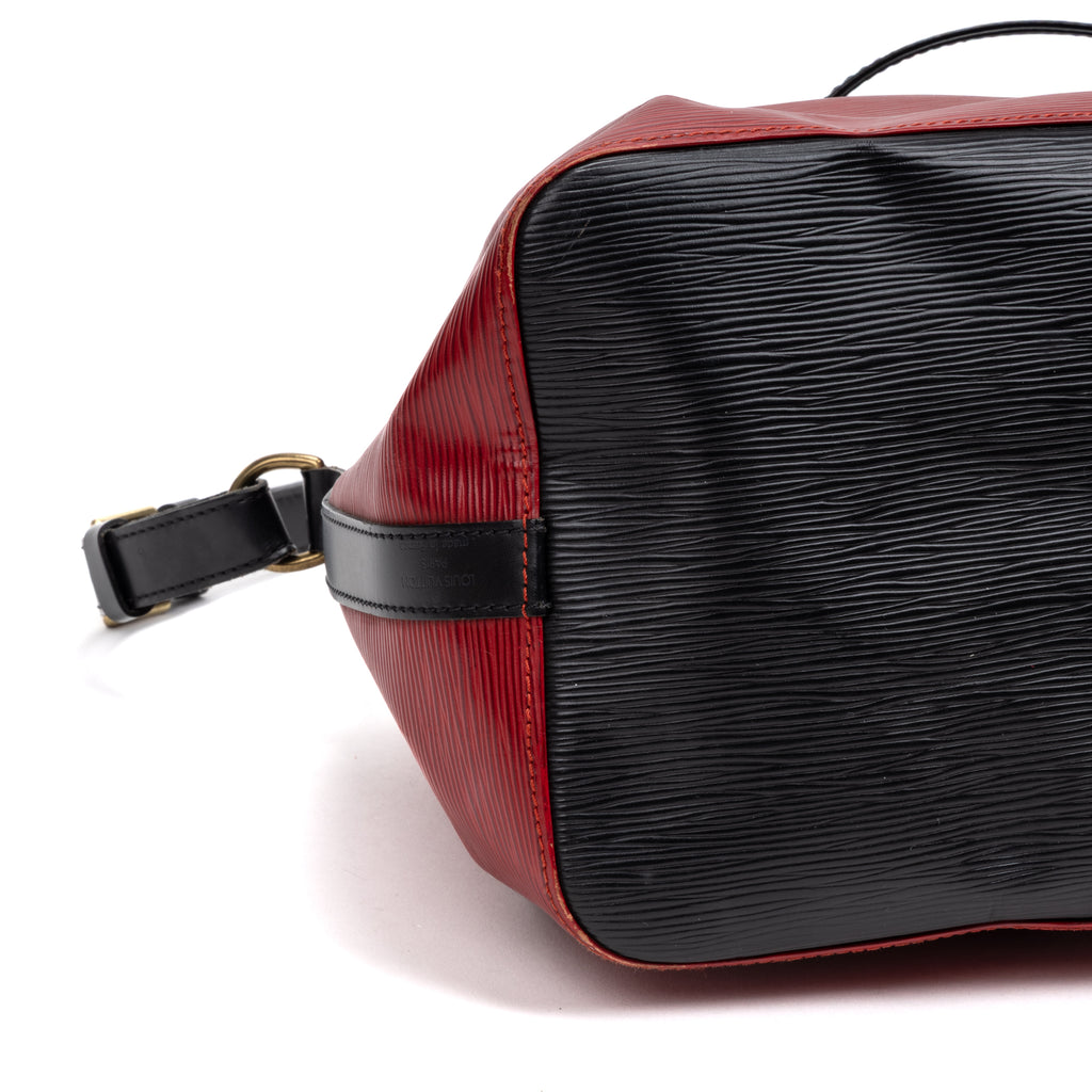 Shoulder Bag Noe Bicolor PM Red Epi