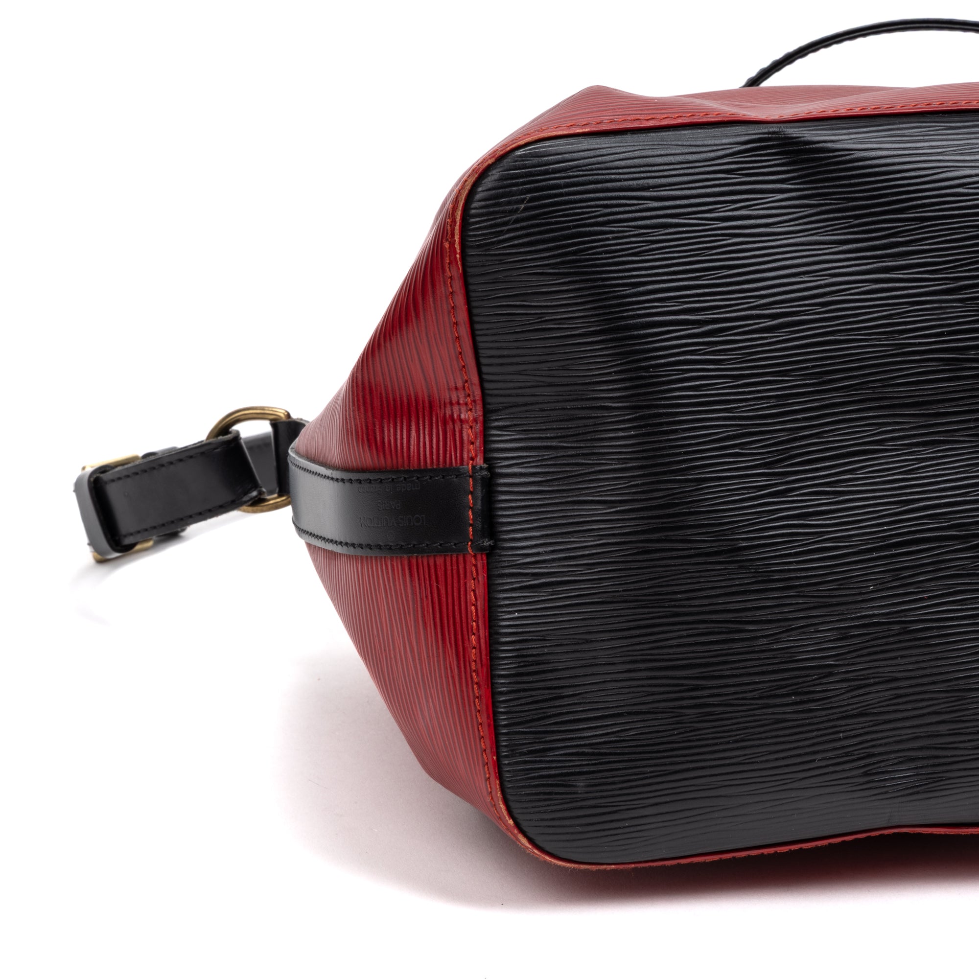 Shoulder Bag Noe Bicolor PM Red Epi