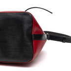Shoulder Bag Noe Bicolor PM Red Epi