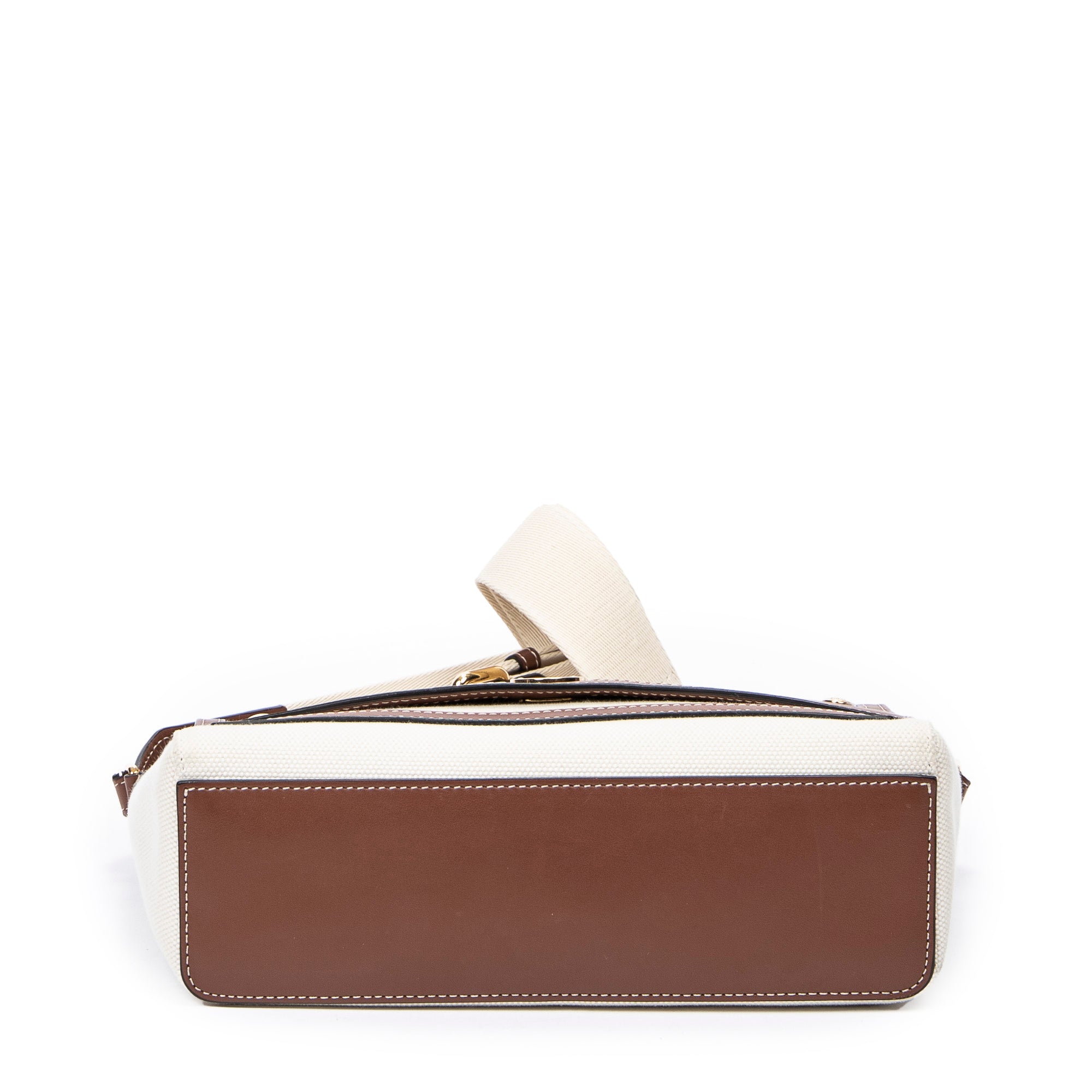 Shoulder Bag Note Logo Flap Crossbody Beige Horseferry Print Canvas