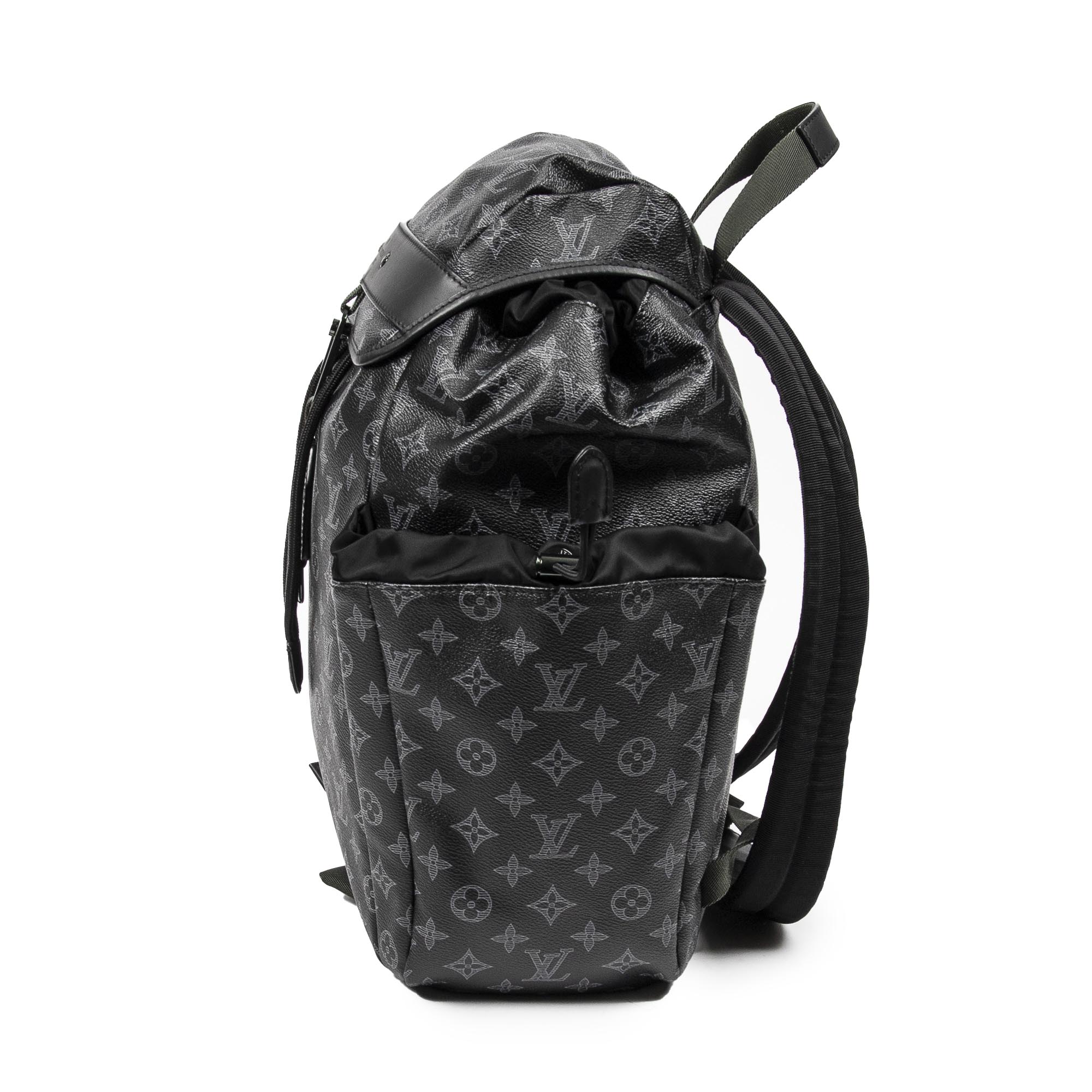 Sac à dos de randonnée Sac à dos noir Monogram Eclipse