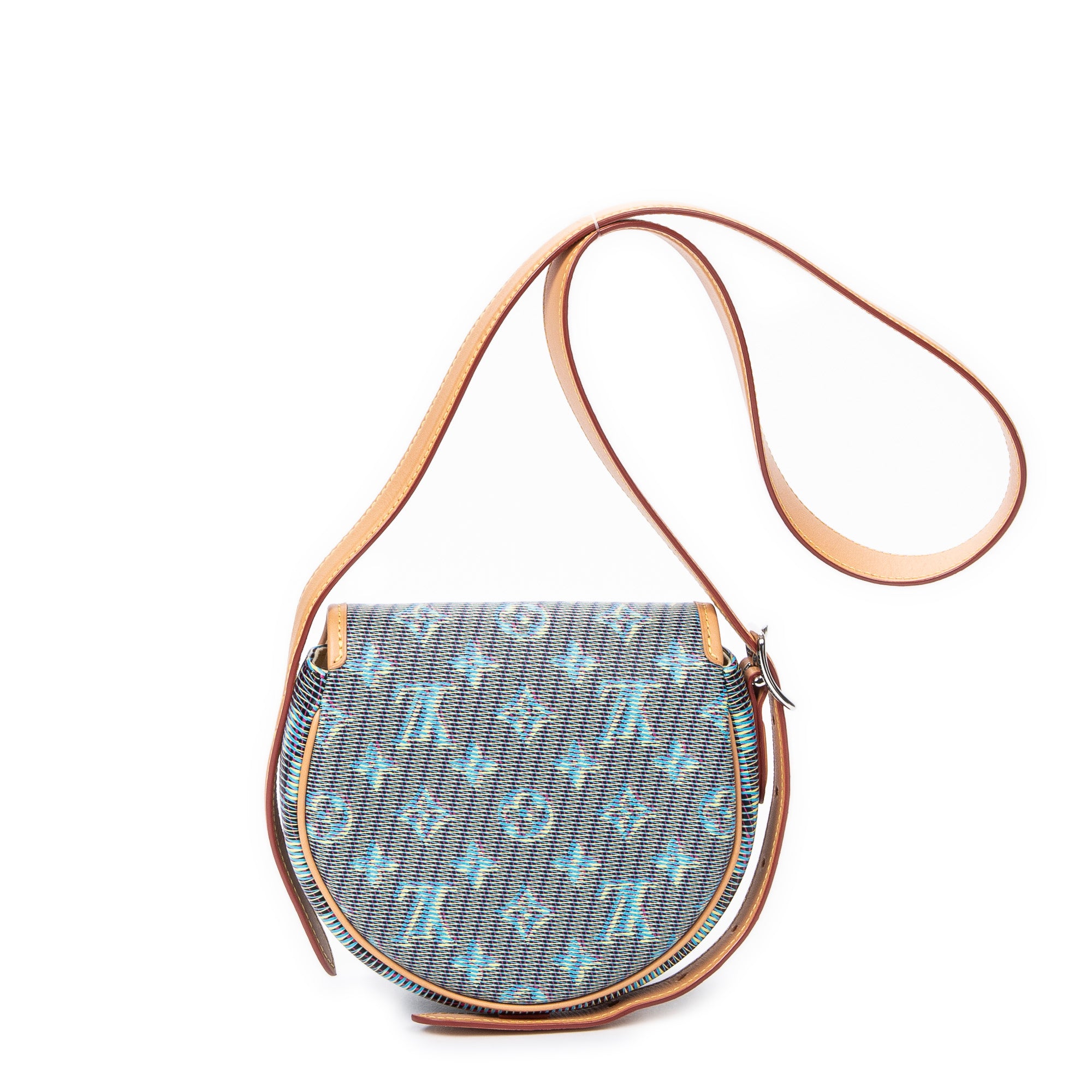 Shoulder Bag Tambourin Blue Monogram LV Pop