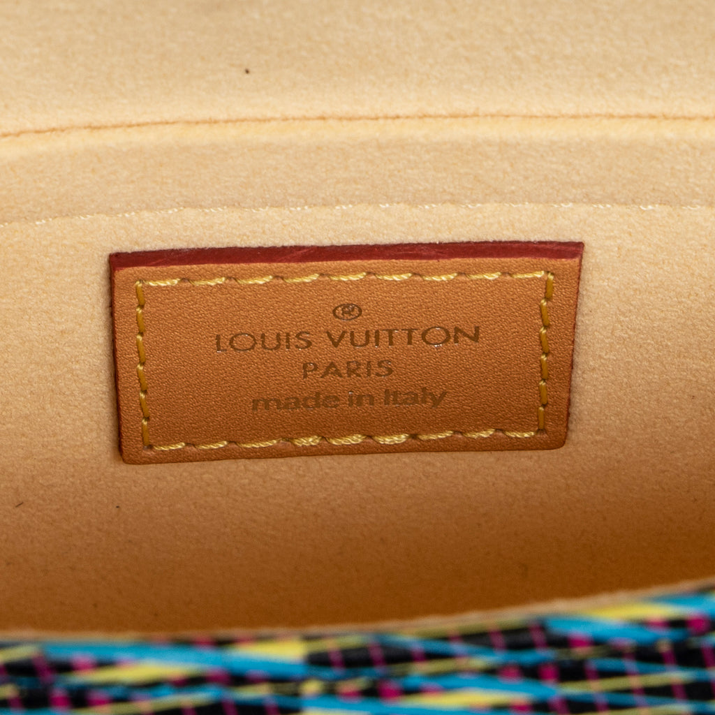 Shoulder Bag Tambourin Blue Monogram LV Pop