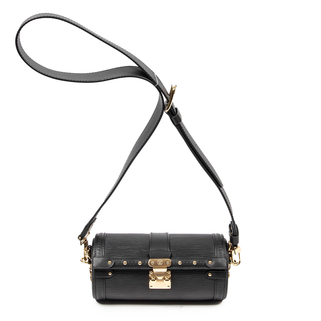 Shoulder Bag Papillon Trunk Black Epi