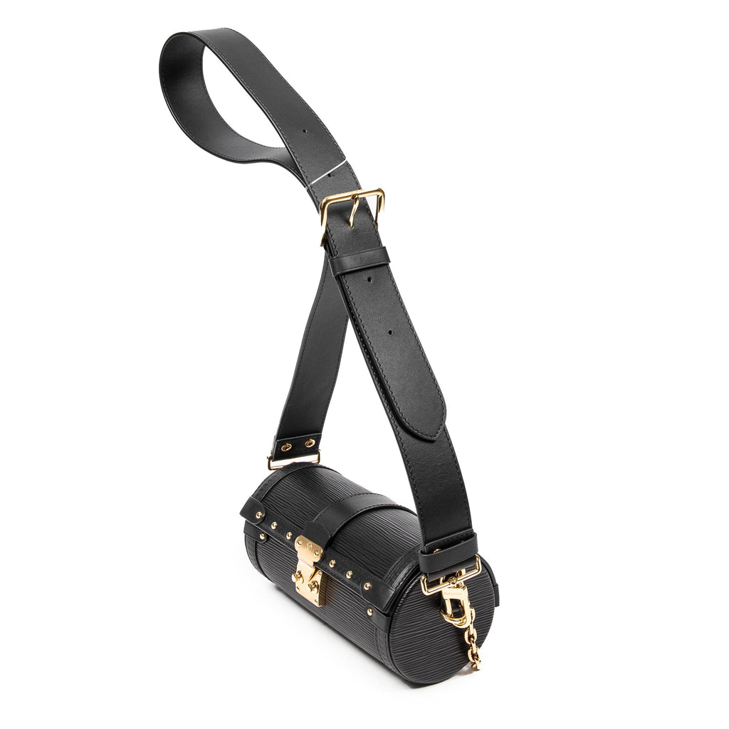Shoulder Bag Papillon Trunk Black Epi