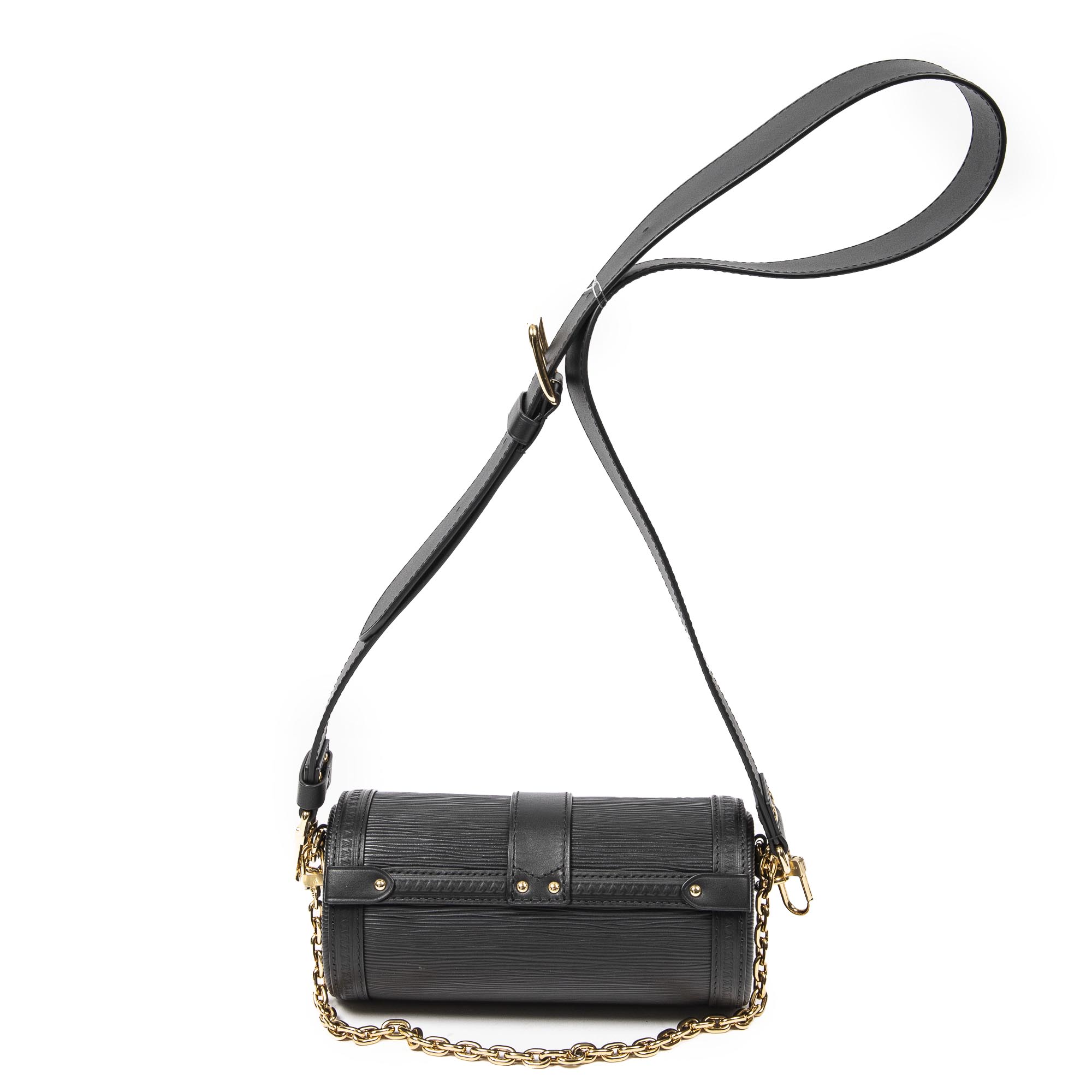Shoulder Bag Papillon Trunk Black Epi