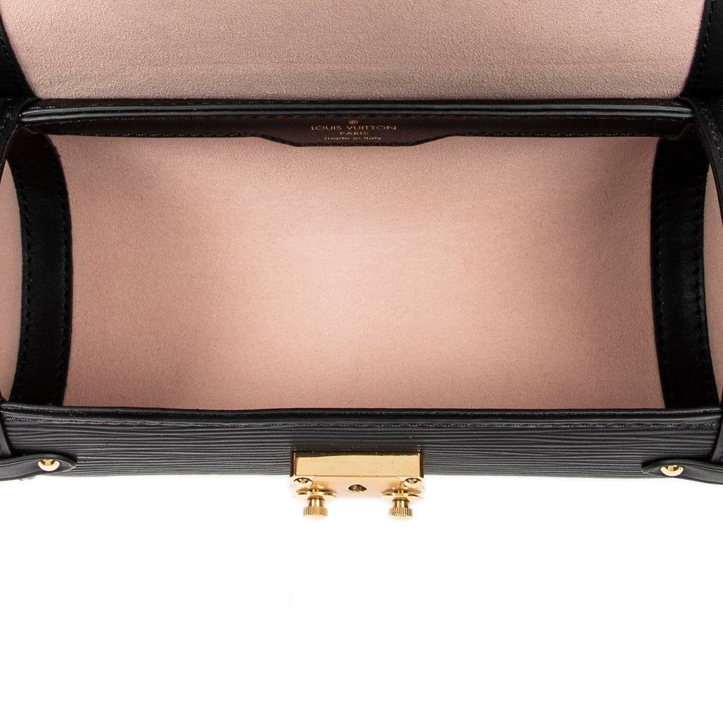 Shoulder Bag Papillon Trunk Black Epi