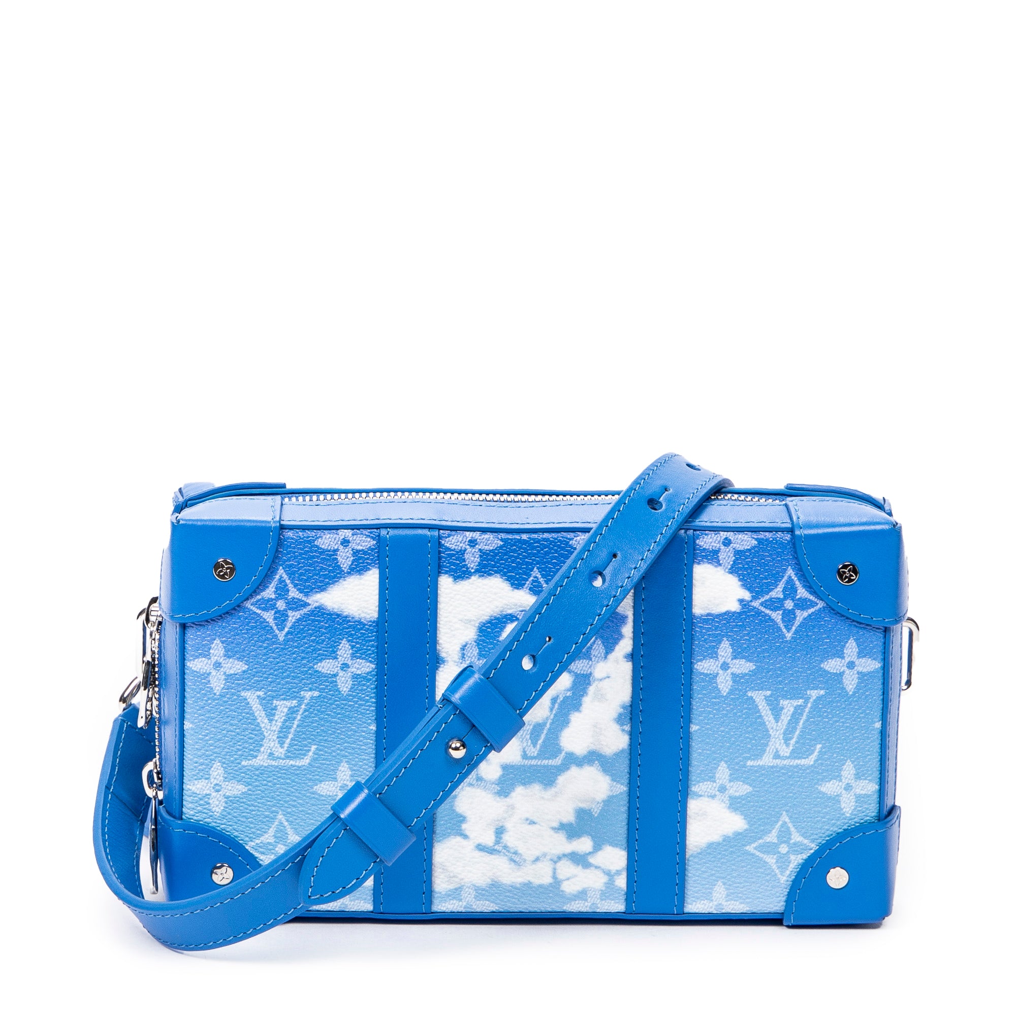 Shoulder Bag Ltd. Ed. Virgil Abloh Clouds Soft Trunk Wallet Blue Monogram Clouds