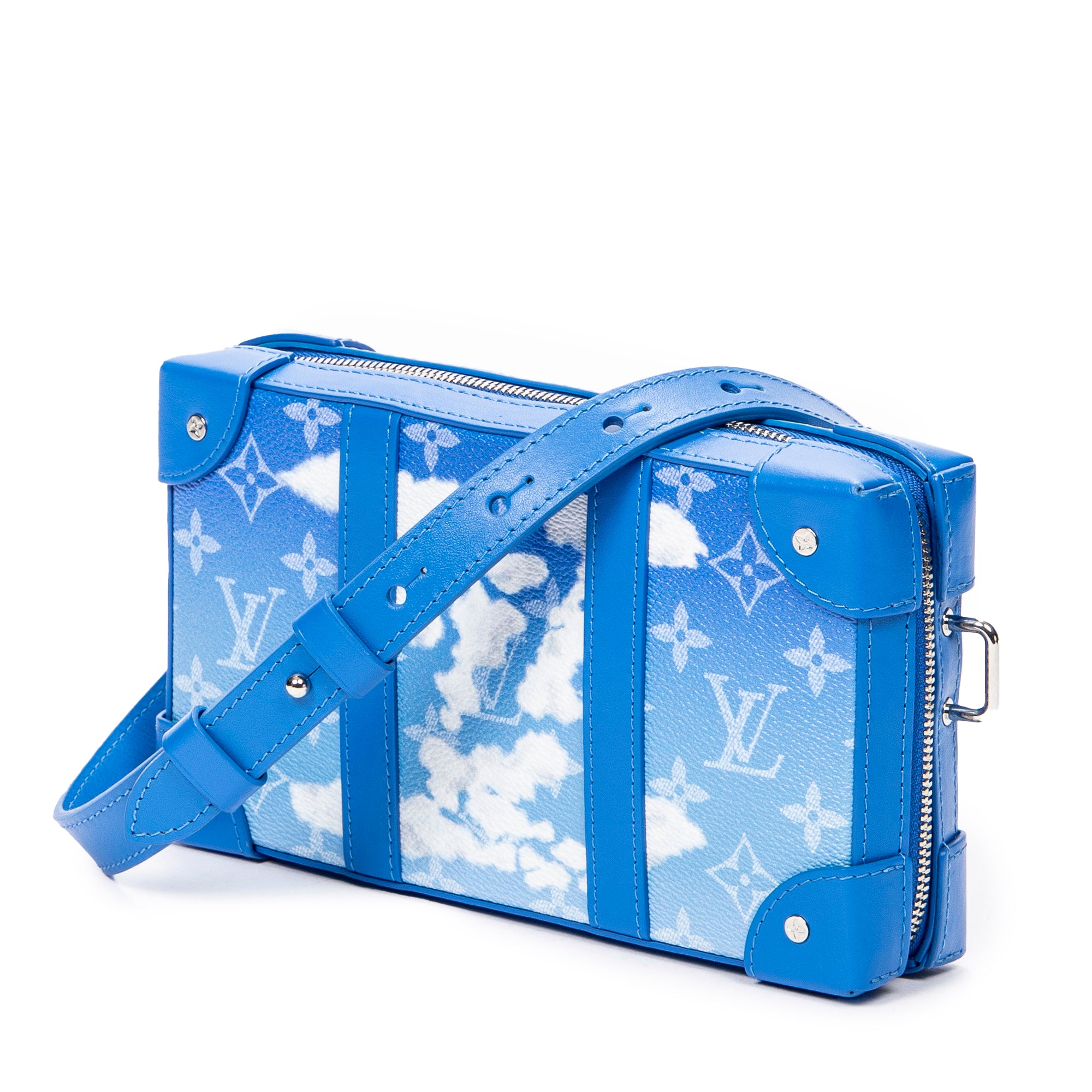 Shoulder Bag Ltd. Ed. Virgil Abloh Clouds Soft Trunk Wallet Blue Monogram Clouds