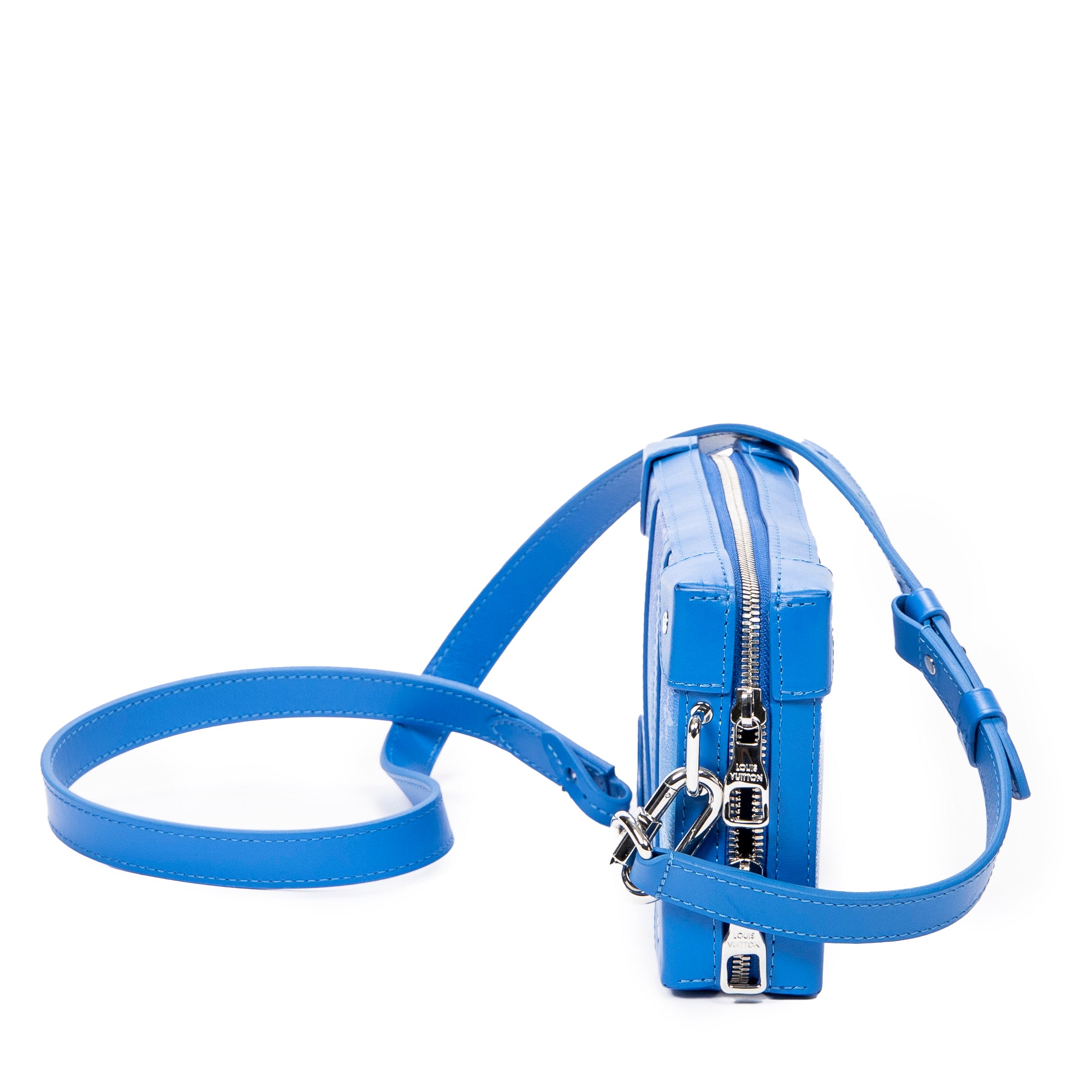 Shoulder Bag Ltd. Ed. Virgil Abloh Clouds Soft Trunk Wallet Blue Monogram Clouds