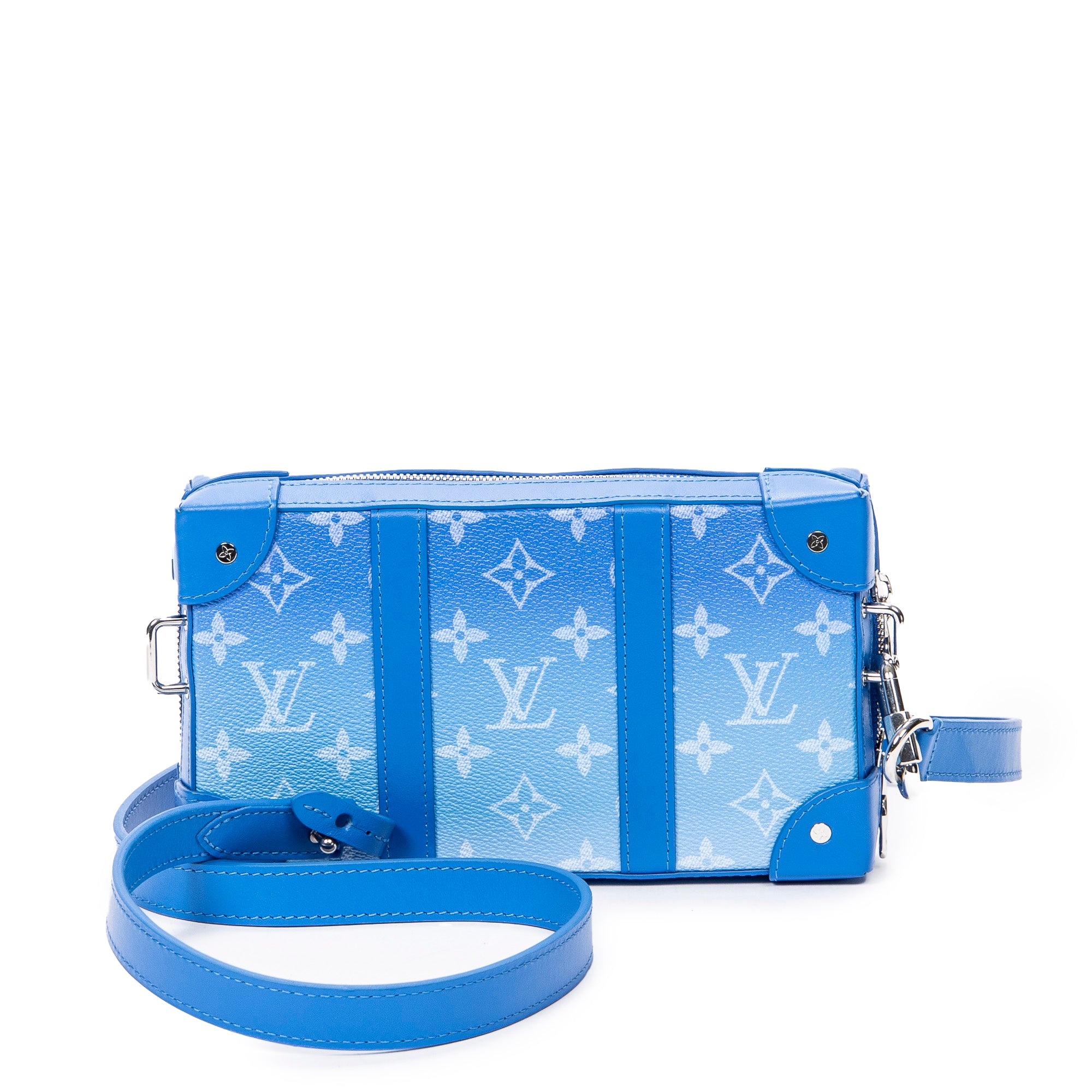 Shoulder Bag Ltd. Ed. Virgil Abloh Clouds Soft Trunk Wallet Blue Monogram Clouds
