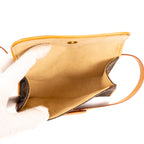 Bolso de hombro Florentine de lona monogram en marrón