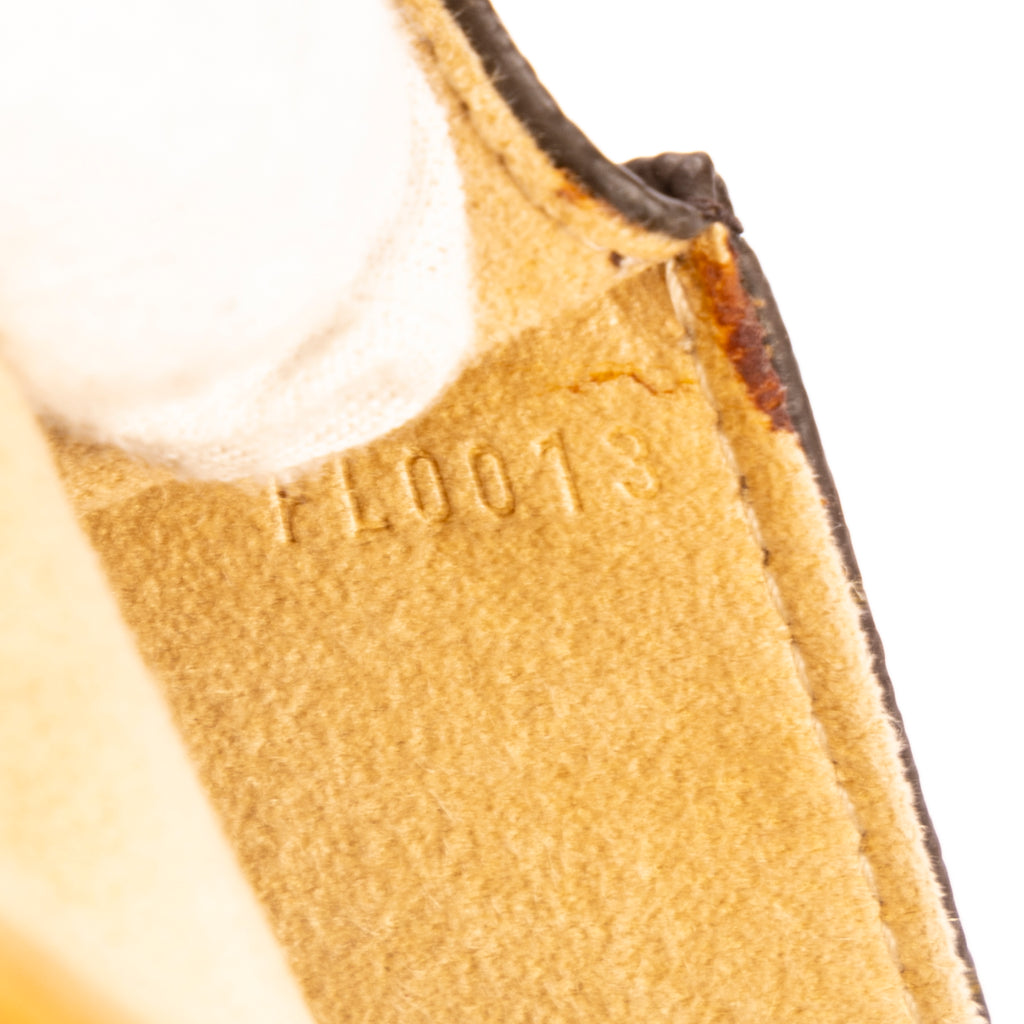 Bolso de hombro Florentine de lona monogram en marrón