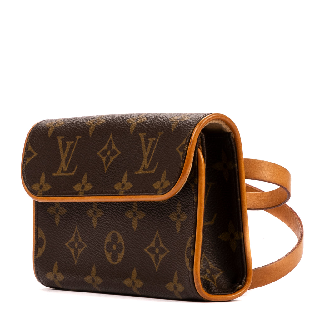 Bolso de Hombro Florentine Lona Monogram Marrón