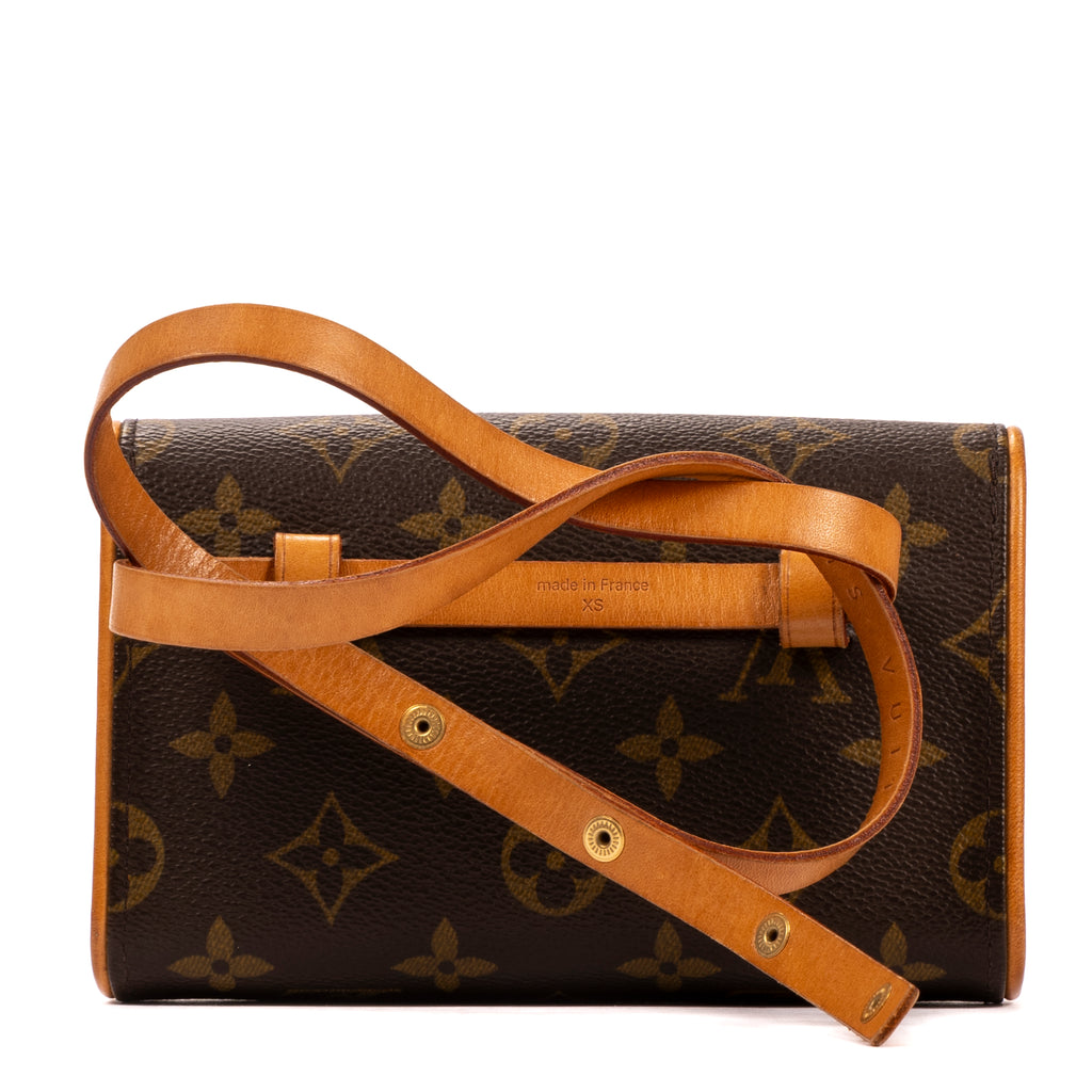 Bolso de Hombro Florentine Lona Monogram Marrón