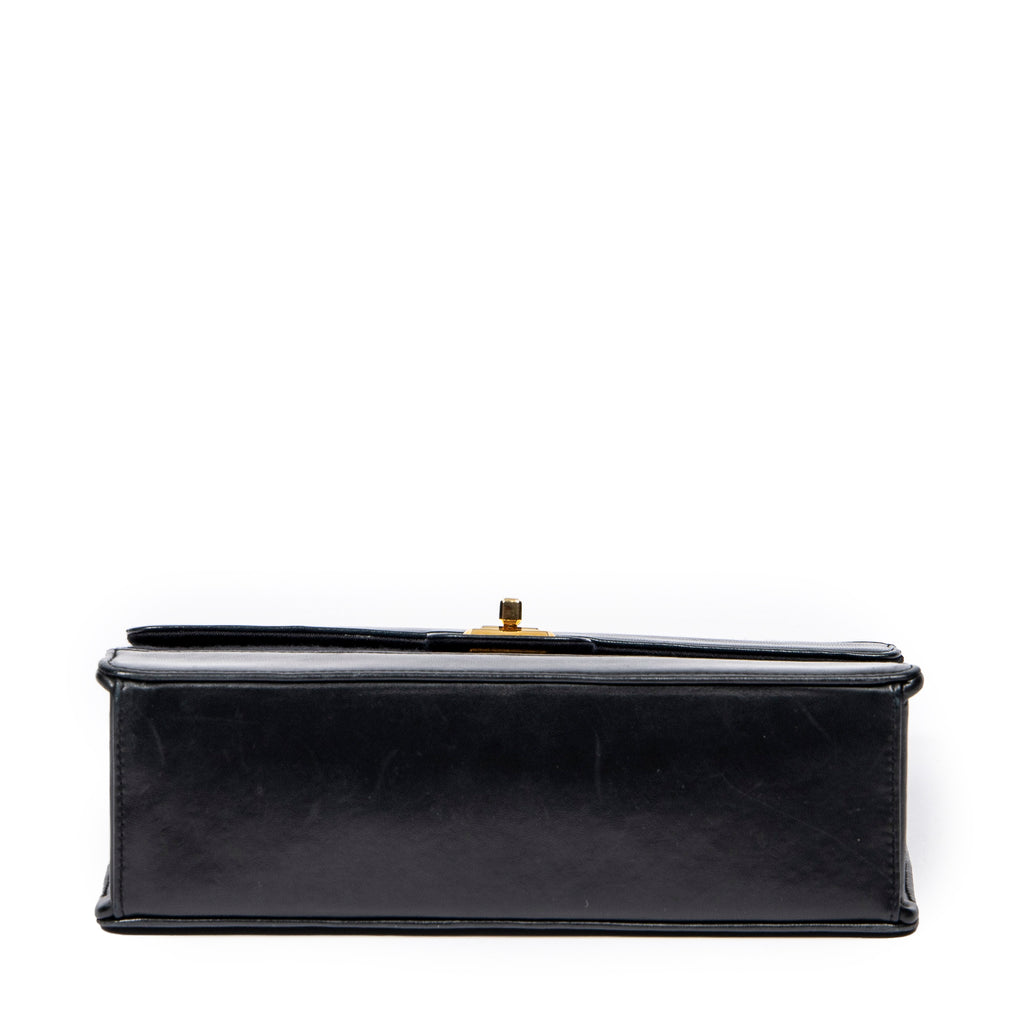 Shoulder Bag 2.55 Reissue Jersey Border Flap Black Quilted Jersey Canvas