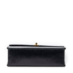 Shoulder Bag 2.55 Reissue Jersey Border Flap Black Quilted Jersey Canvas