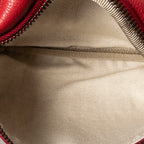 Shoulder Bag Waist Bag Red Logo Print Leather