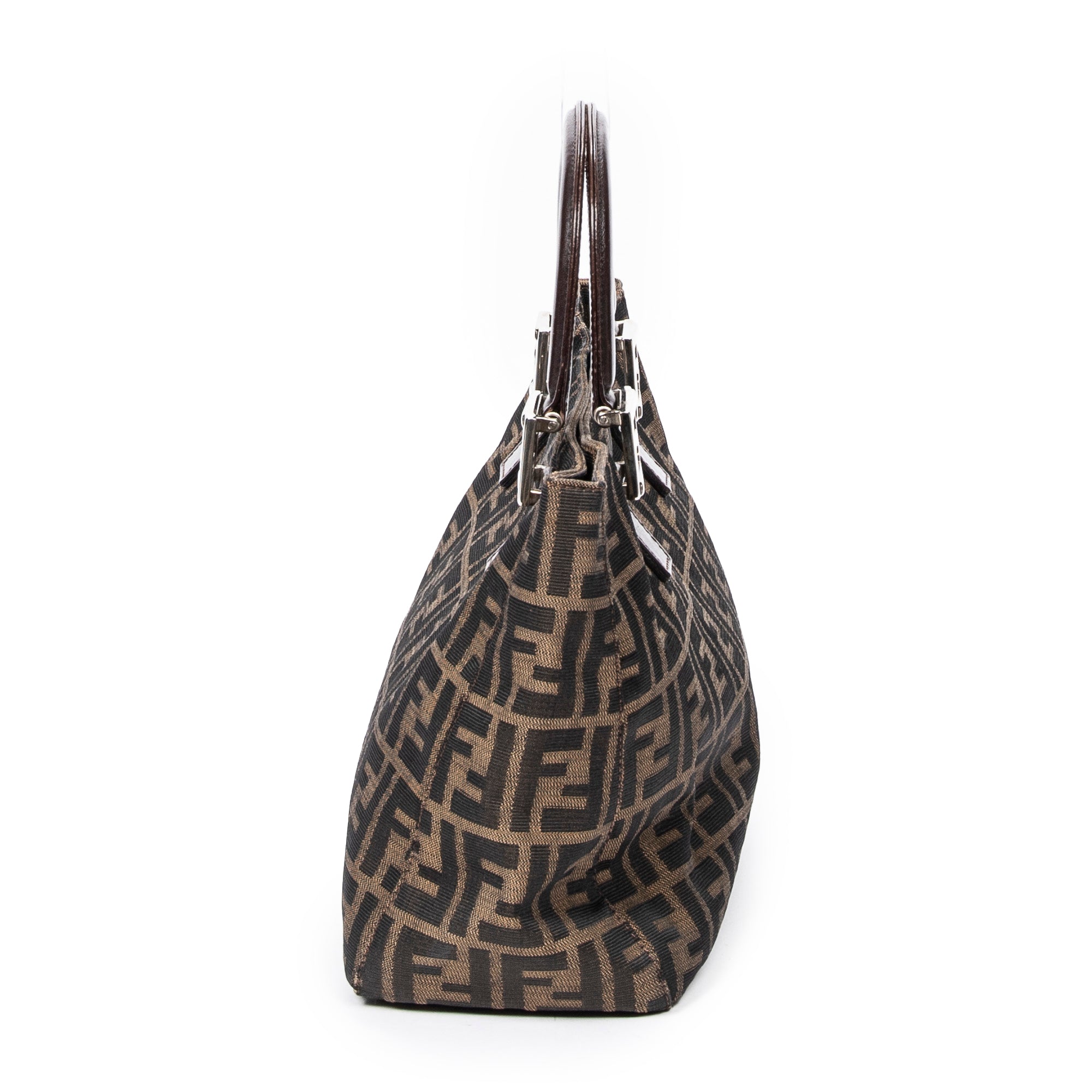 Handbag Medium Open Handbag Tobacco Zucca Canvas