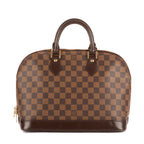 Handbag Alma PM Brown Damier Ebene