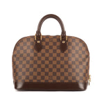 Handbag Alma PM Brown Damier Ebene