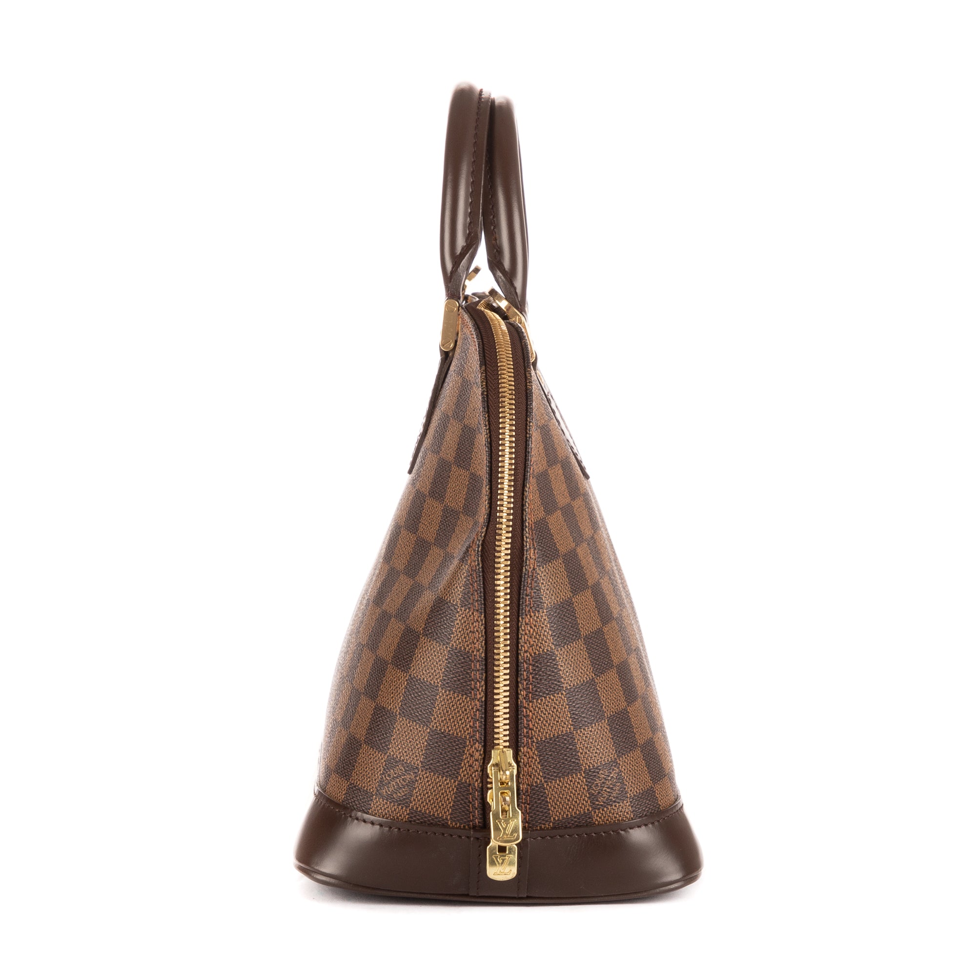Handbag Alma PM Brown Damier Ebene