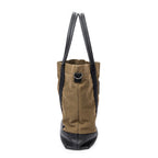 Shoulder Bag Large Surplus Tote Khaki Green Canvas