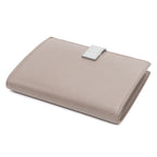 Wallet Medium Bicolor Strap Wallet Pebble Textured Leather