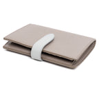 Wallet Medium Bicolor Strap Wallet Pebble Textured Leather