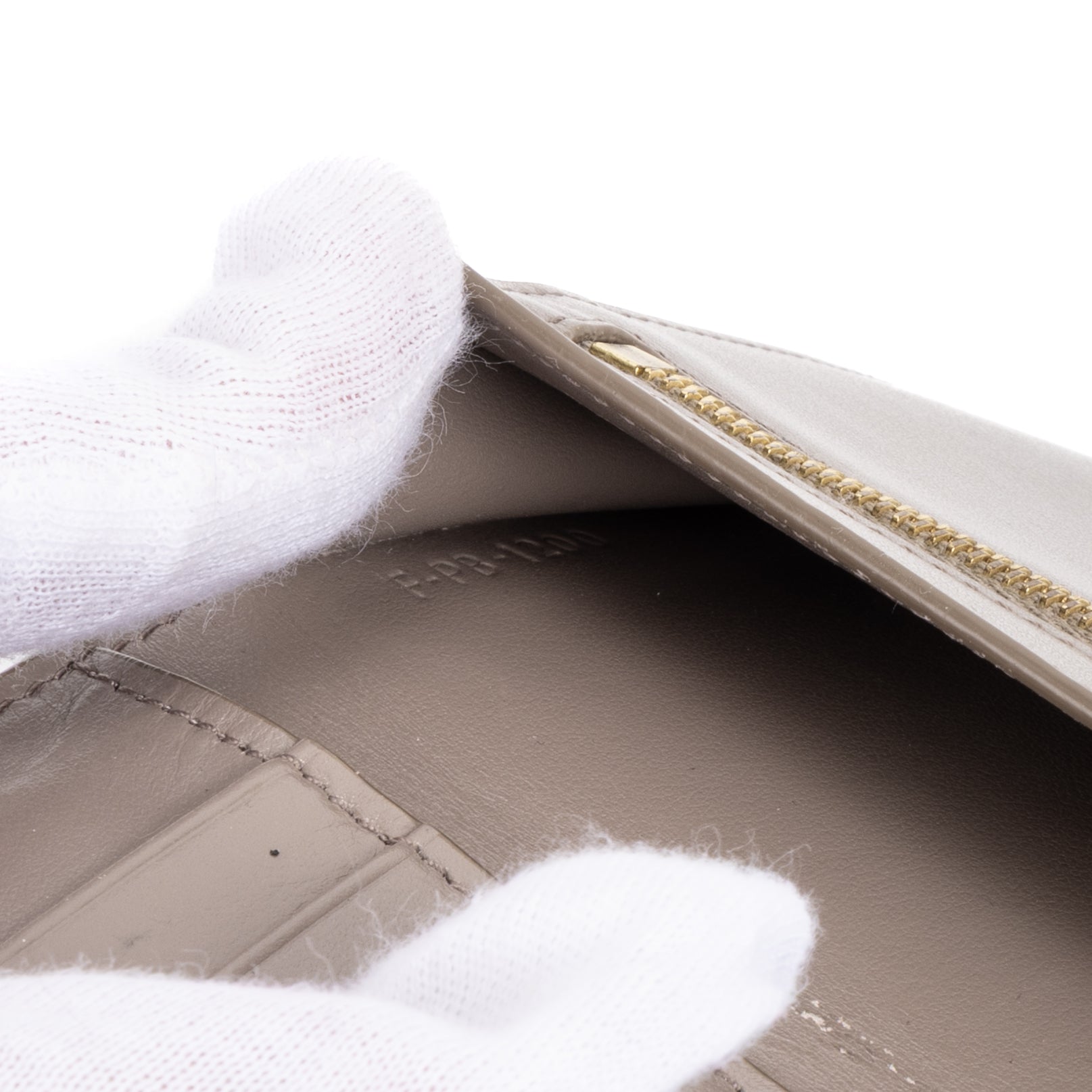 Wallet Medium Bicolor Strap Wallet Pebble Textured Leather