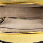 Shoulder Bag Small Pixie Crossbody Yellow Suede Leather