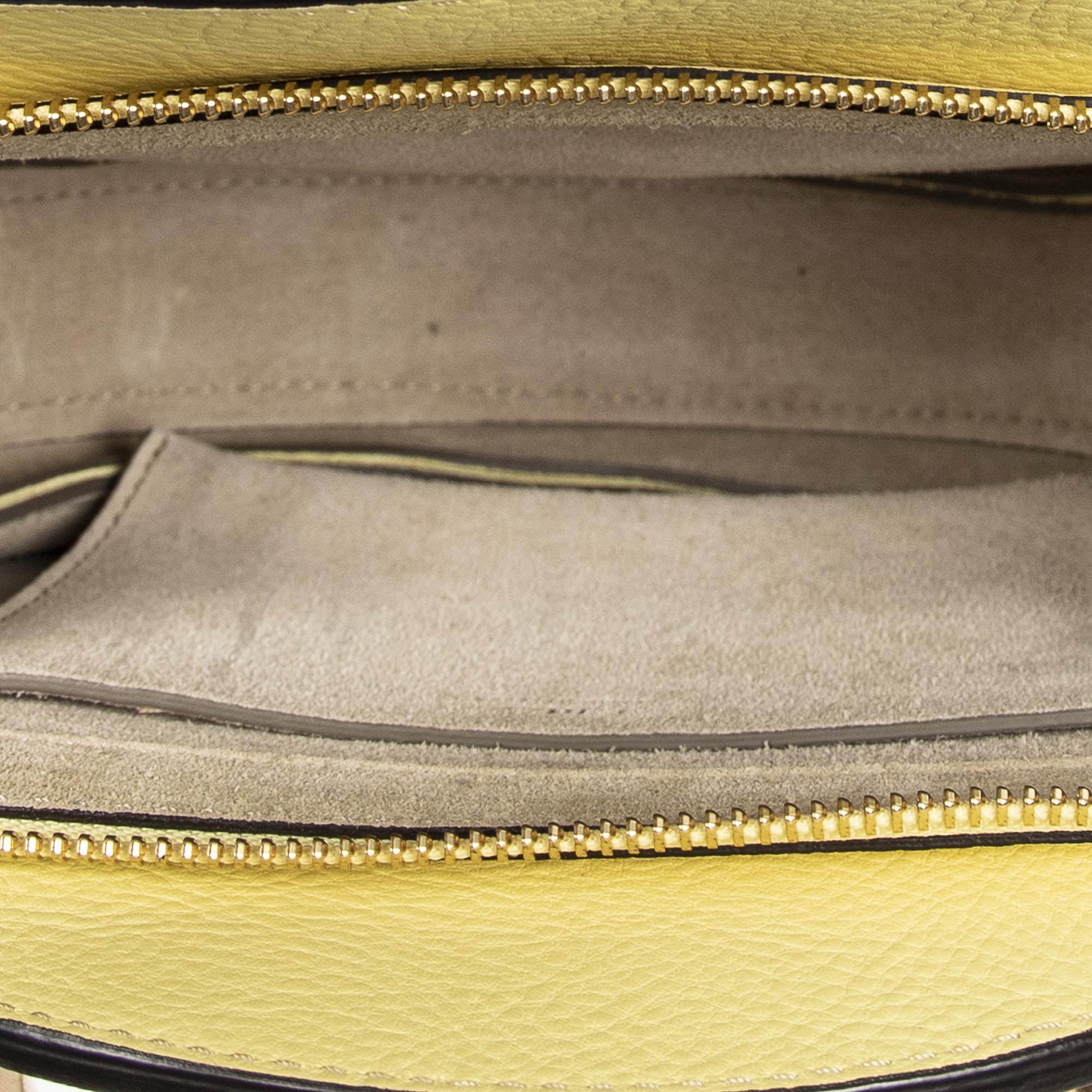 Shoulder Bag Small Pixie Crossbody Yellow Suede Leather