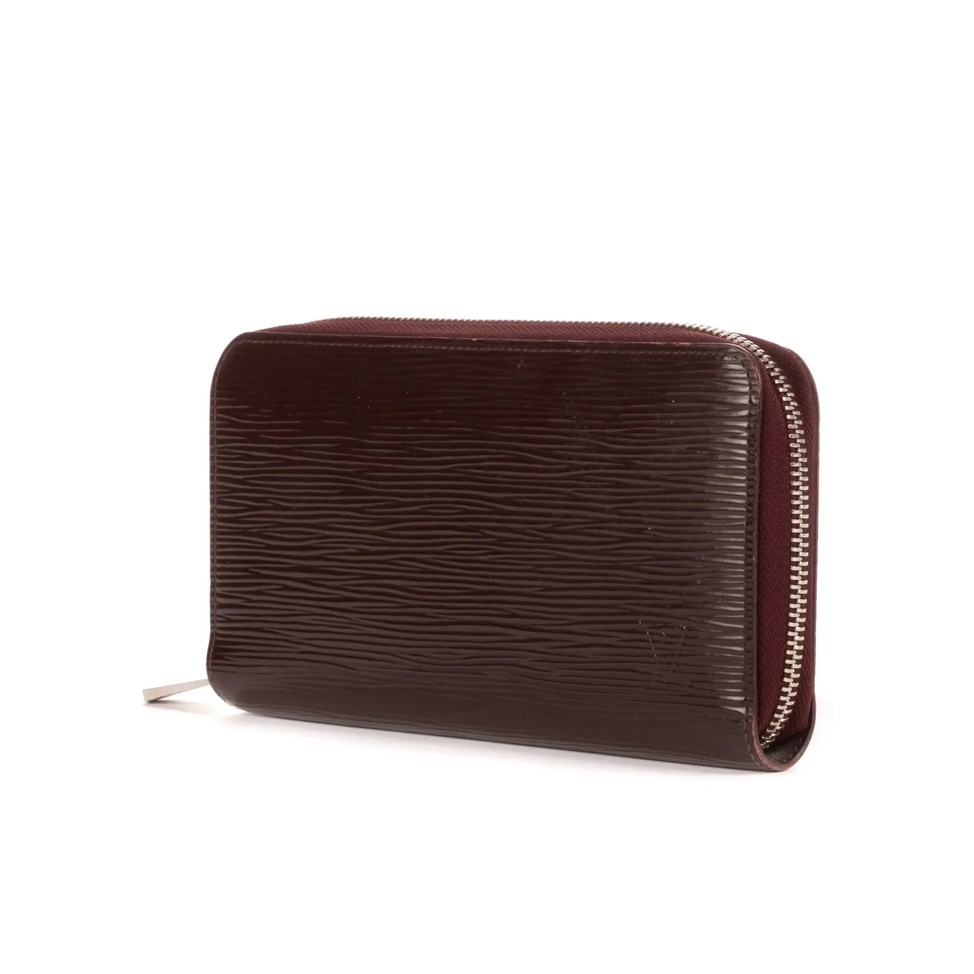 Cartera Zippy Piel Epi Color Borgoña