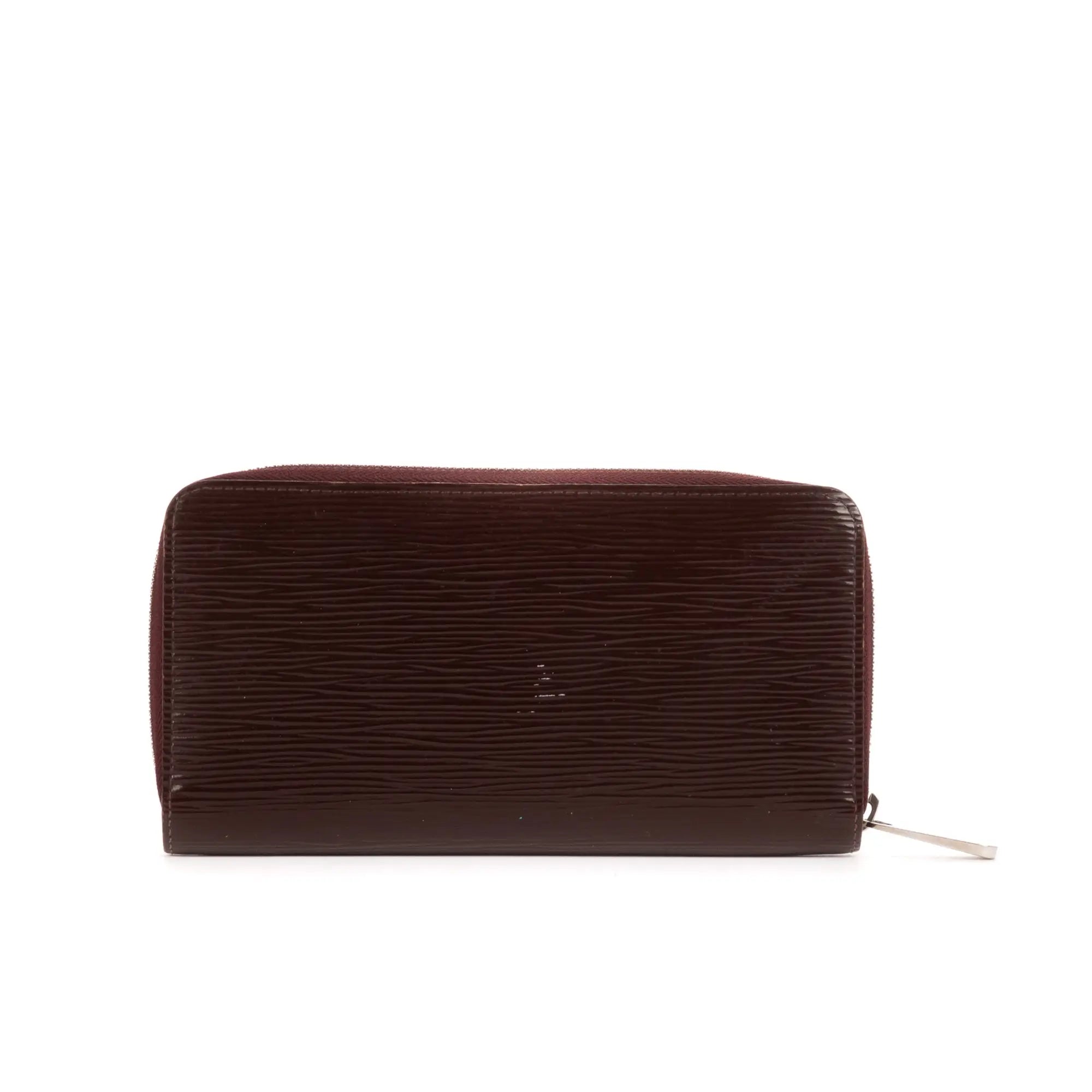 Cartera Zippy Piel Epi Color Borgoña