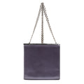 Shoulder Bag Small Frame Bag Purple Smooth Calfskin Leather