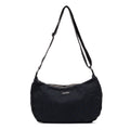 Shoulder Bag Round Messenger Black Monogrammed Canvas